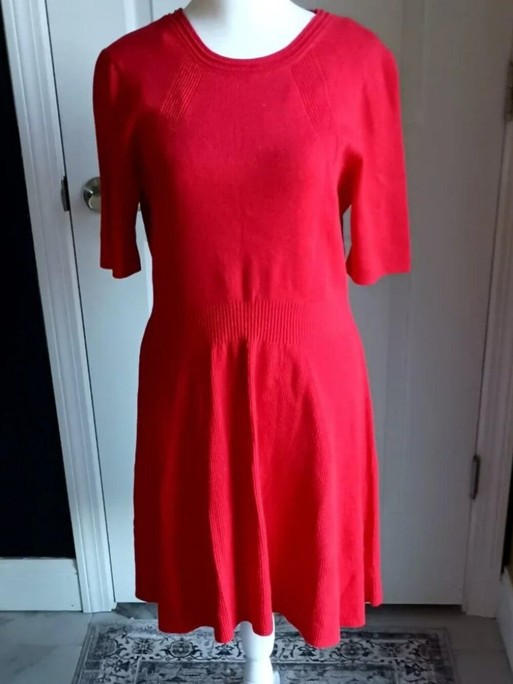 RED SWEATER DRESS By BANANA REPUBLIC SZ L